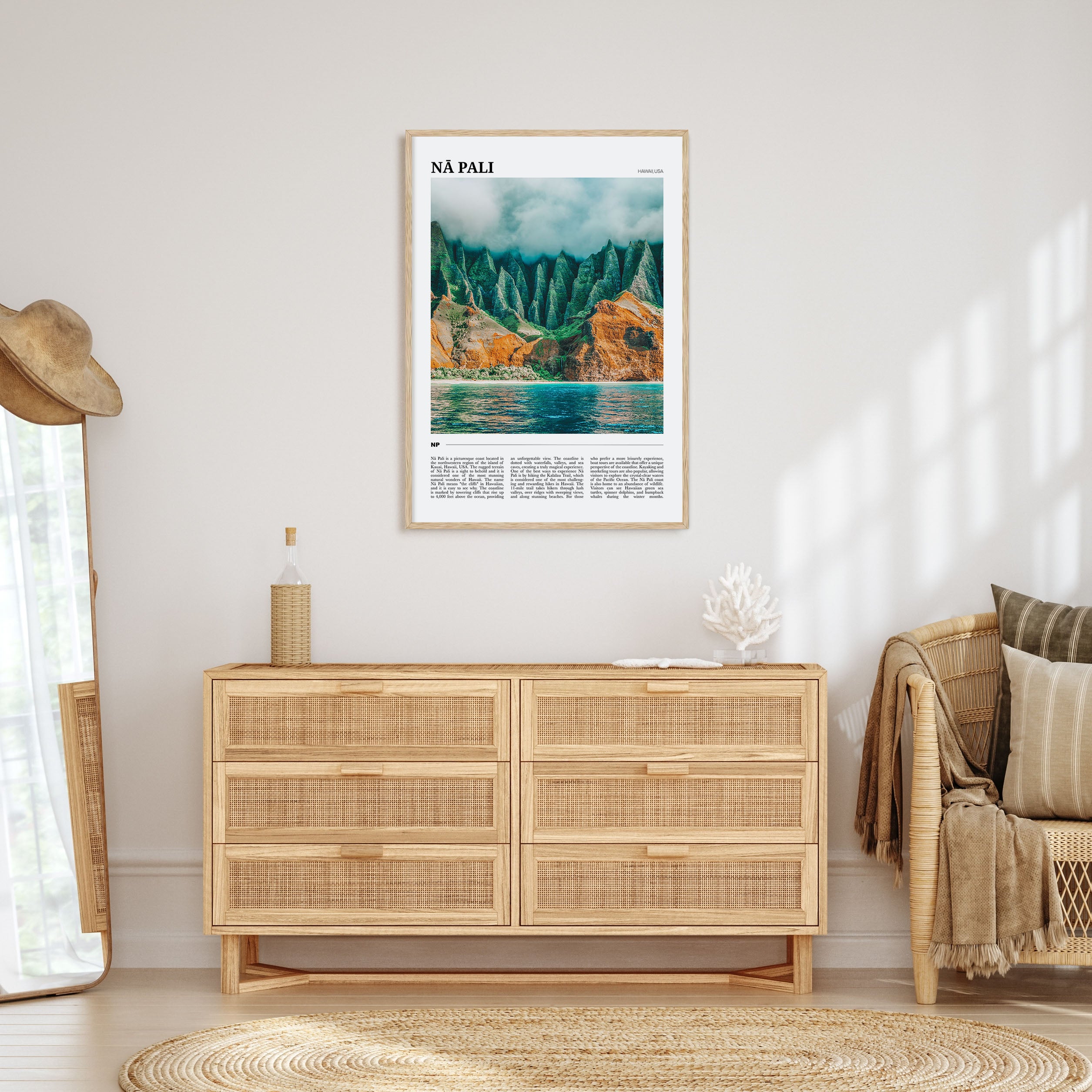 Nā Pali Travel Color No 2 Poster