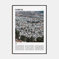 Nablus Travel Color Poster