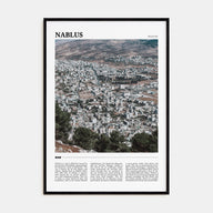 Nablus Travel Color Poster
