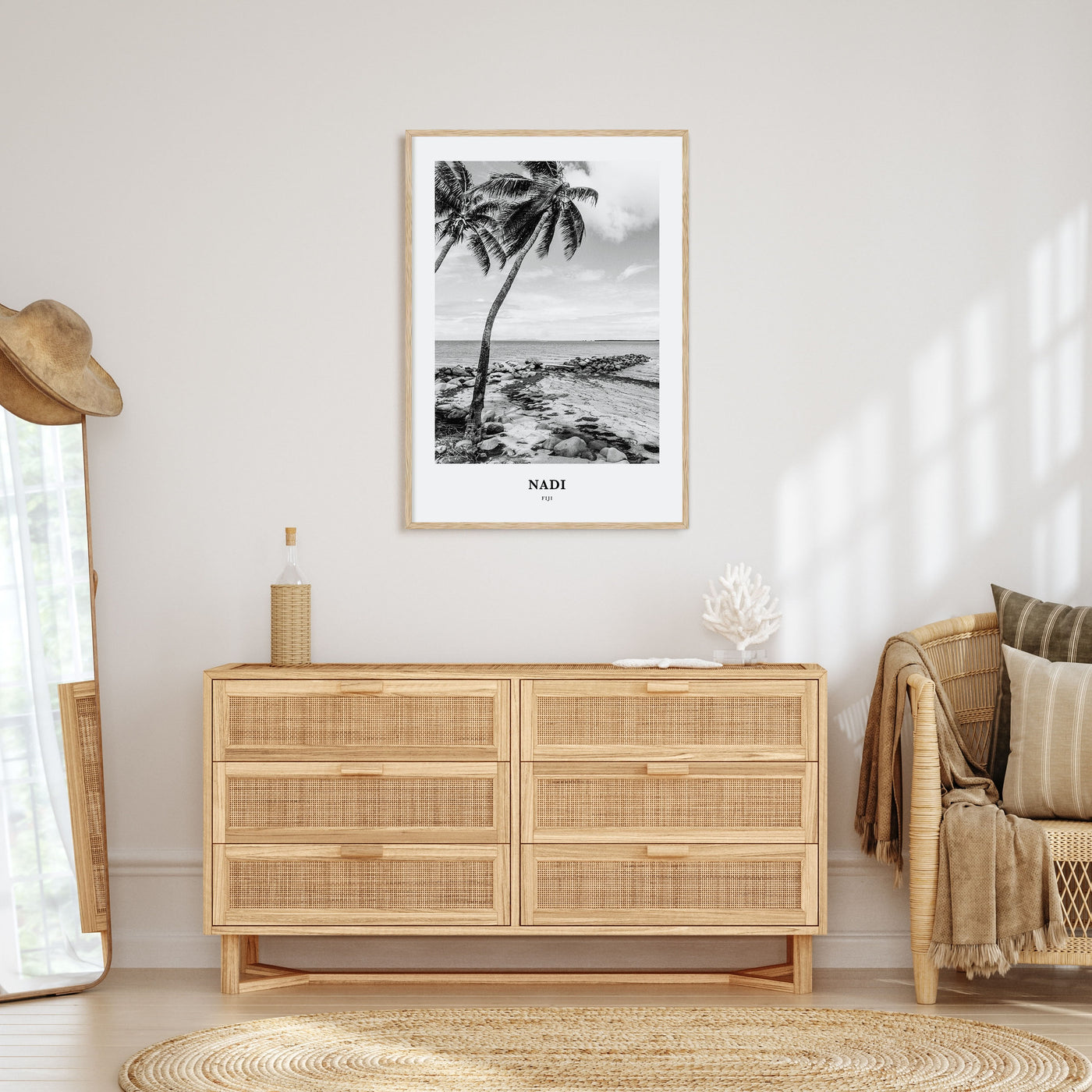 Nadi Portrait B&W Poster