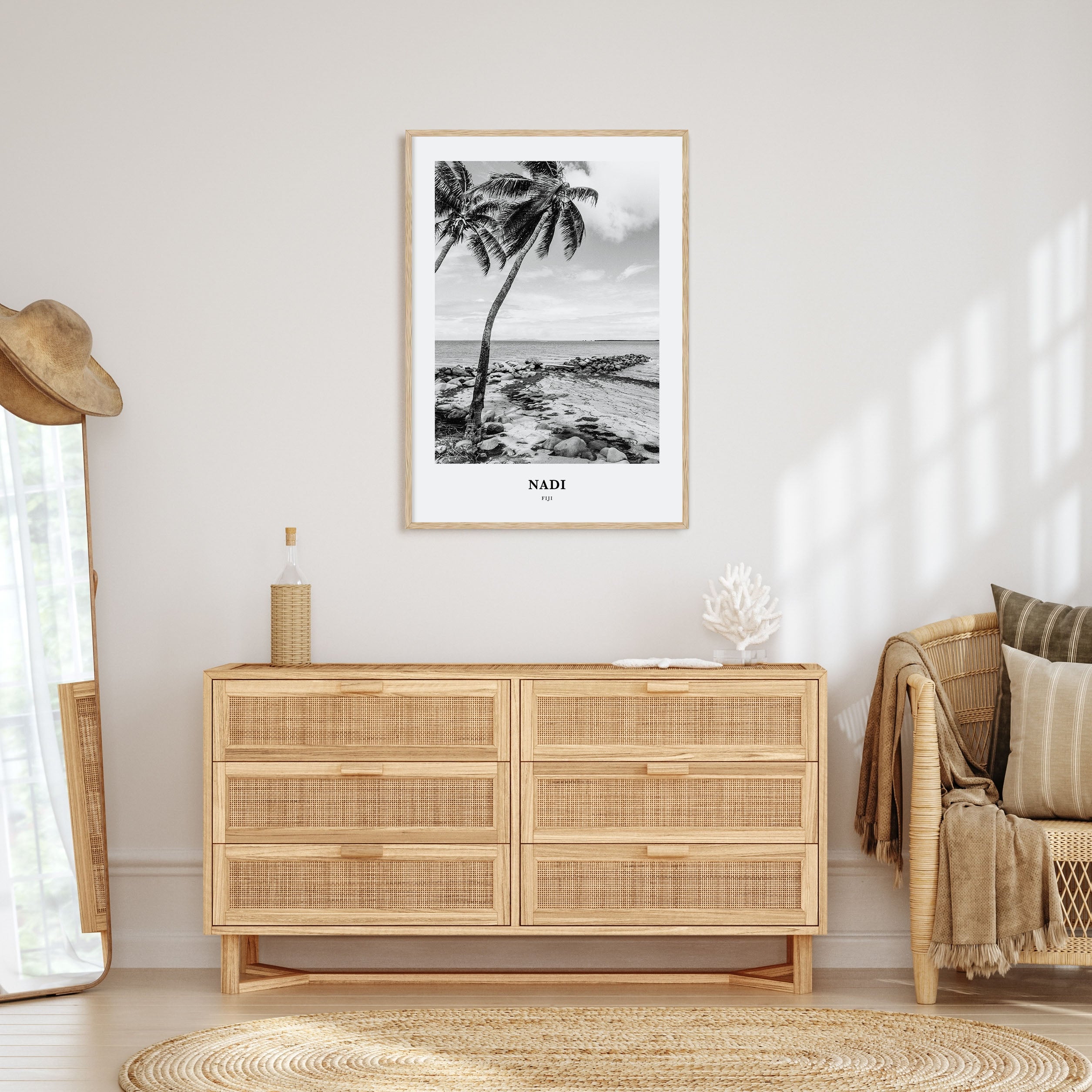 Nadi Portrait B&W Poster