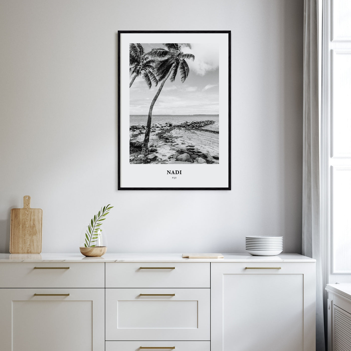 Nadi Portrait B&W Poster