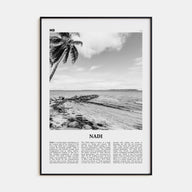 Nadi Travel B&W Poster