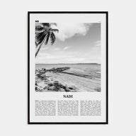 Nadi Travel B&W Poster