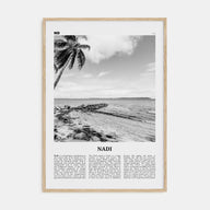 Nadi Travel B&W Poster
