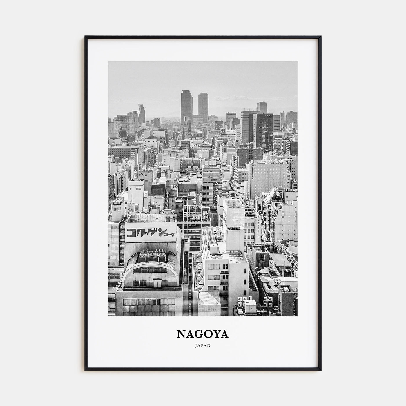 Nagoya Portrait B&W Poster