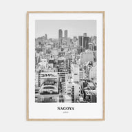 Nagoya Portrait B&W Poster
