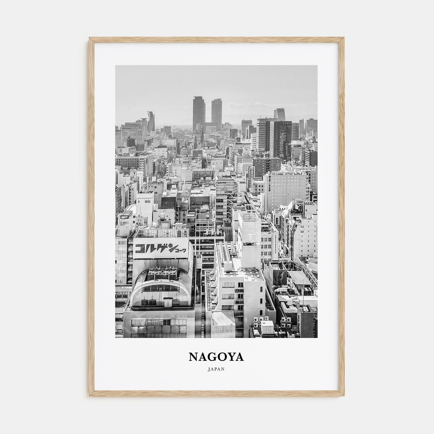 Nagoya Portrait B&W Poster