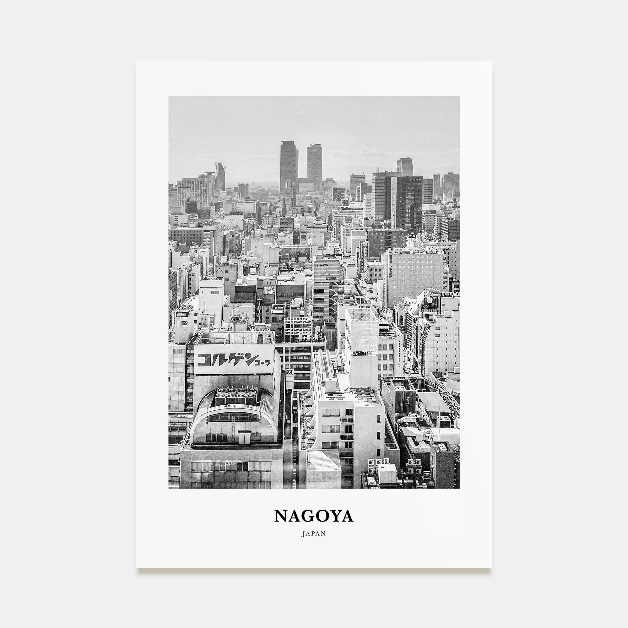 Nagoya Portrait B&W Poster
