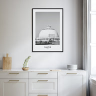 Nagpur Portrait B&W Poster