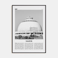 Nagpur Travel B&W Poster
