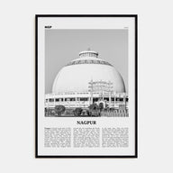 Nagpur Travel B&W Poster