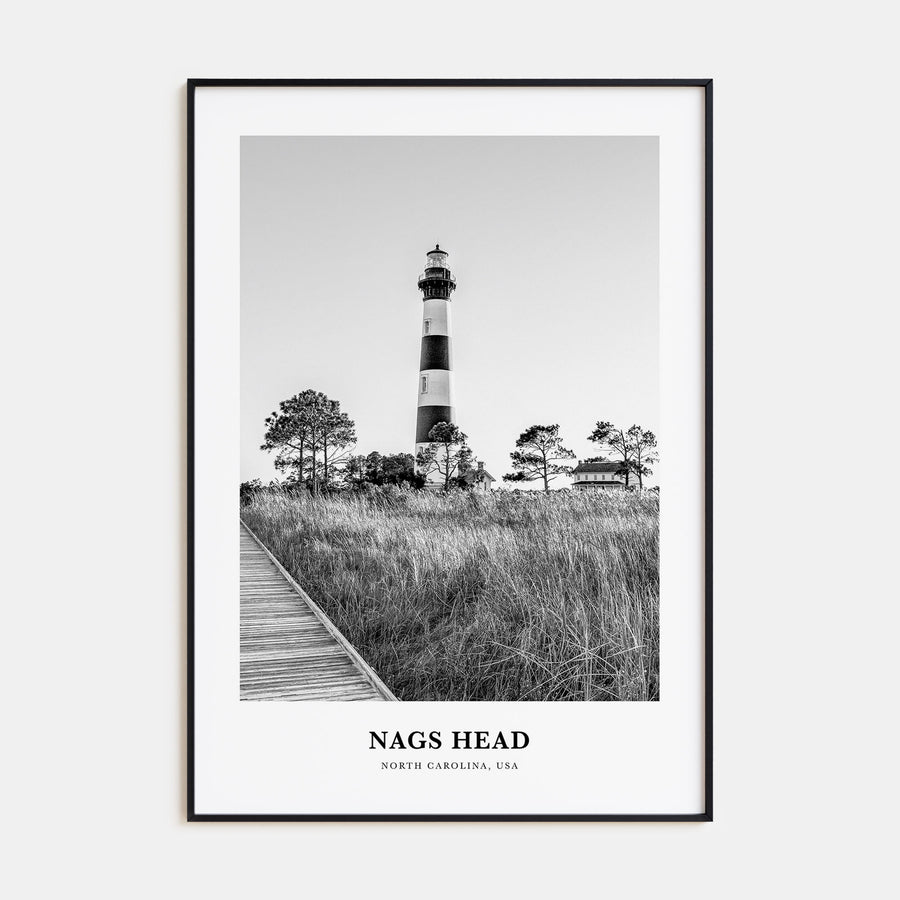 Nags Head Portrait B&W Poster