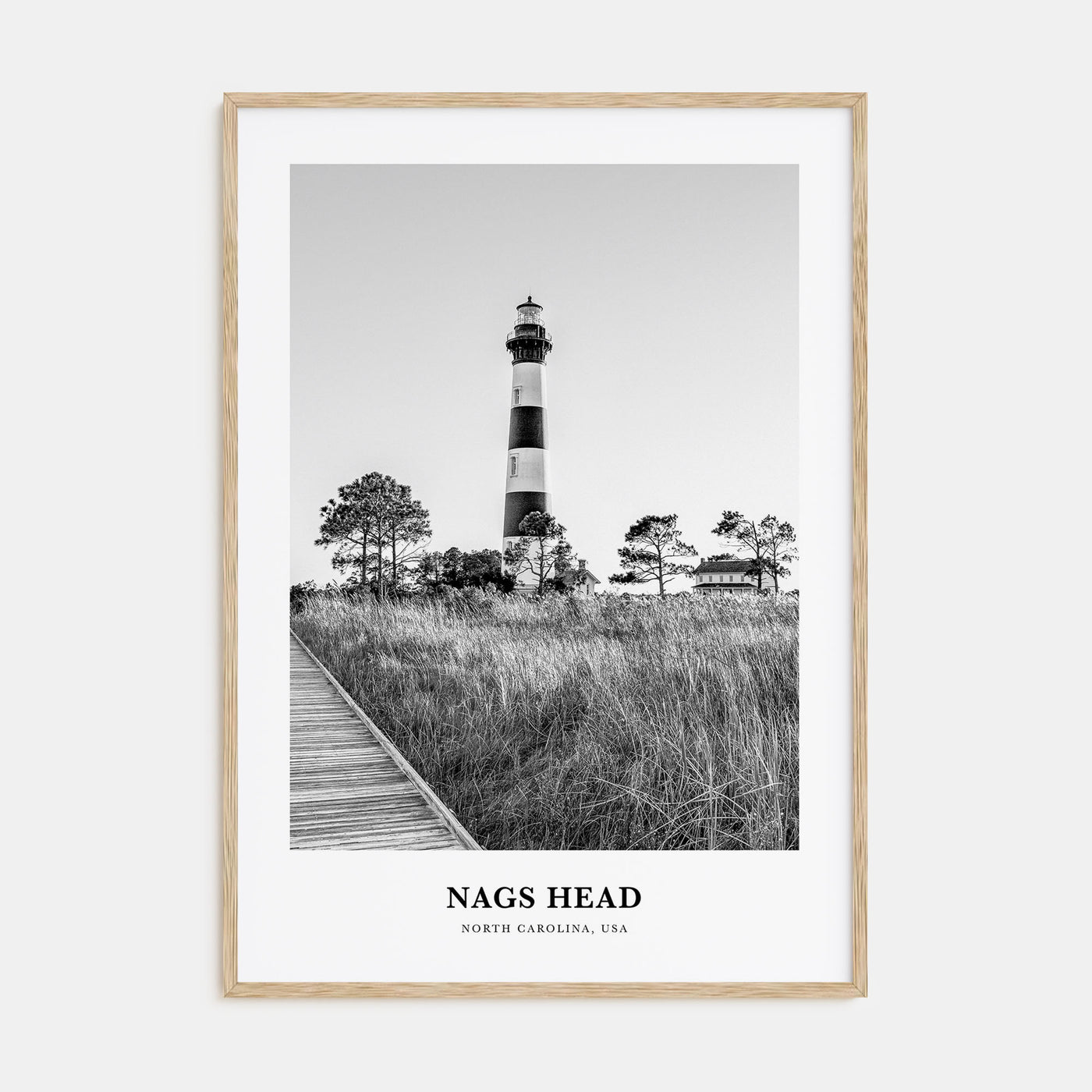 Nags Head Portrait B&W Poster