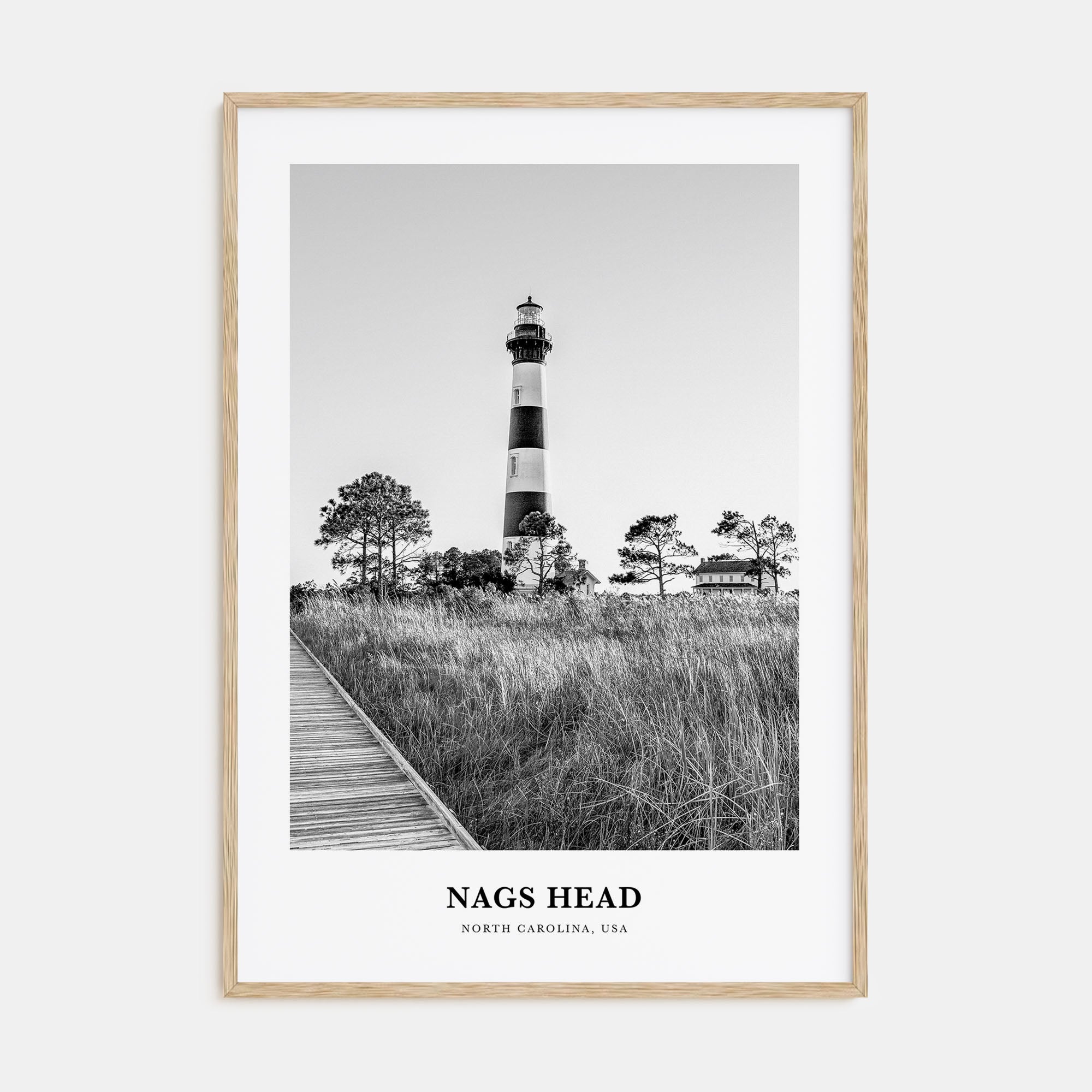 Nags Head Portrait B&W Poster