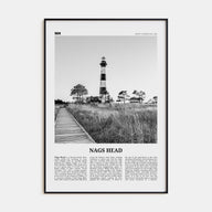 Nags Head Travel B&W Poster