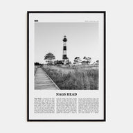 Nags Head Travel B&W Poster