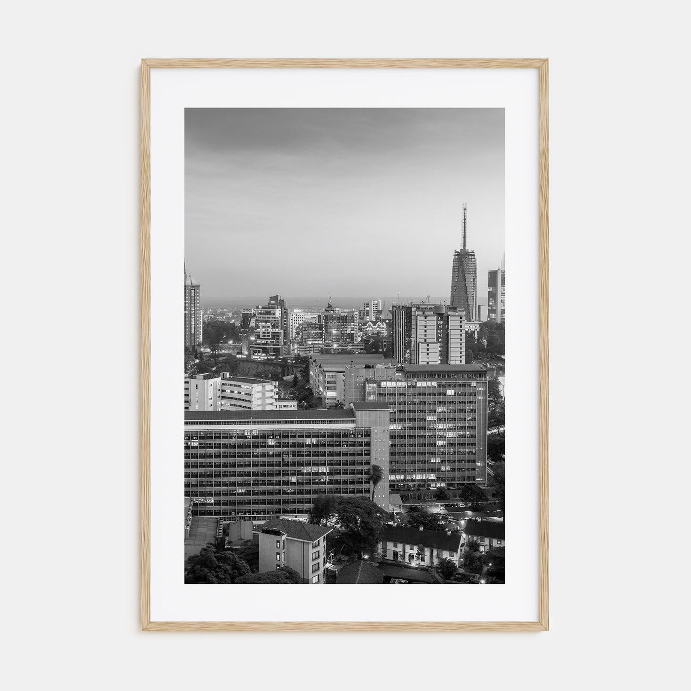 Nairobi Photo B&W Poster