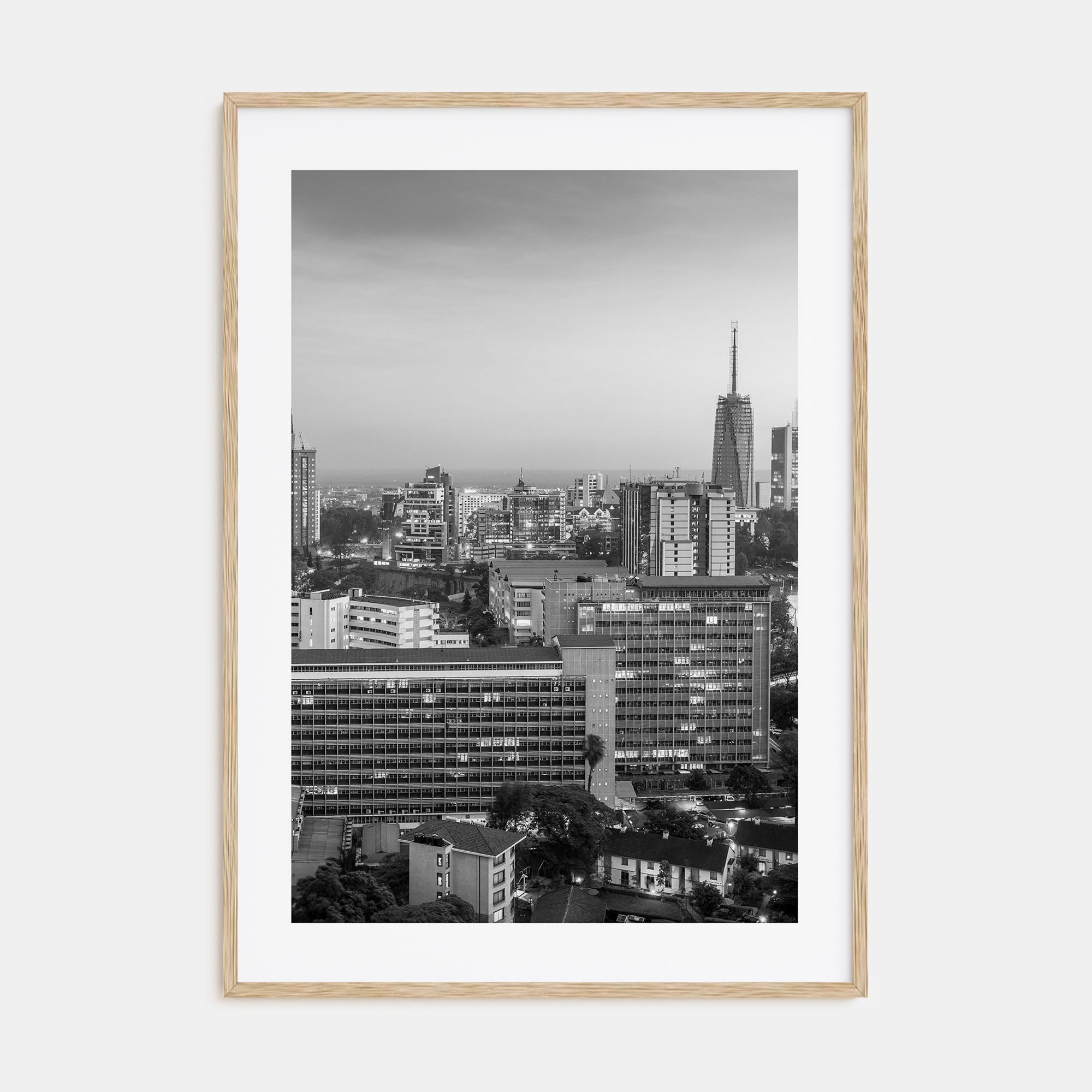 Nairobi Photo B&W Poster
