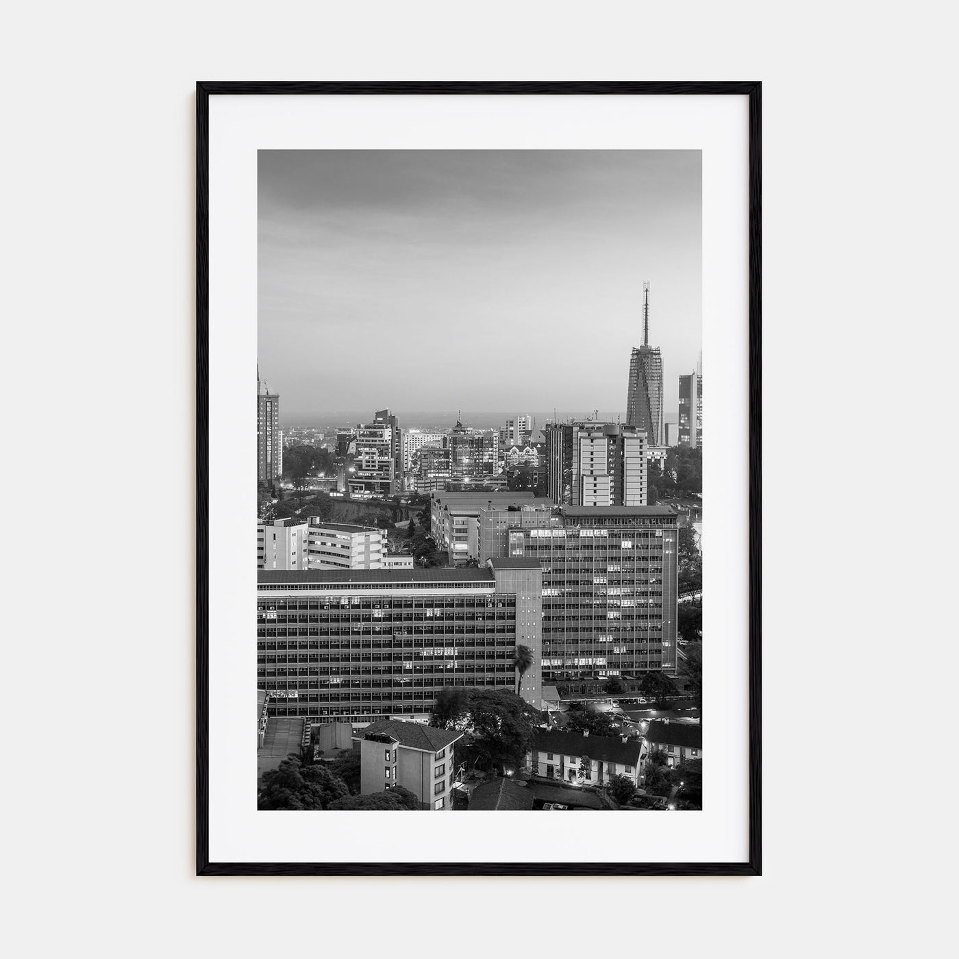 Nairobi Photo B&W Poster