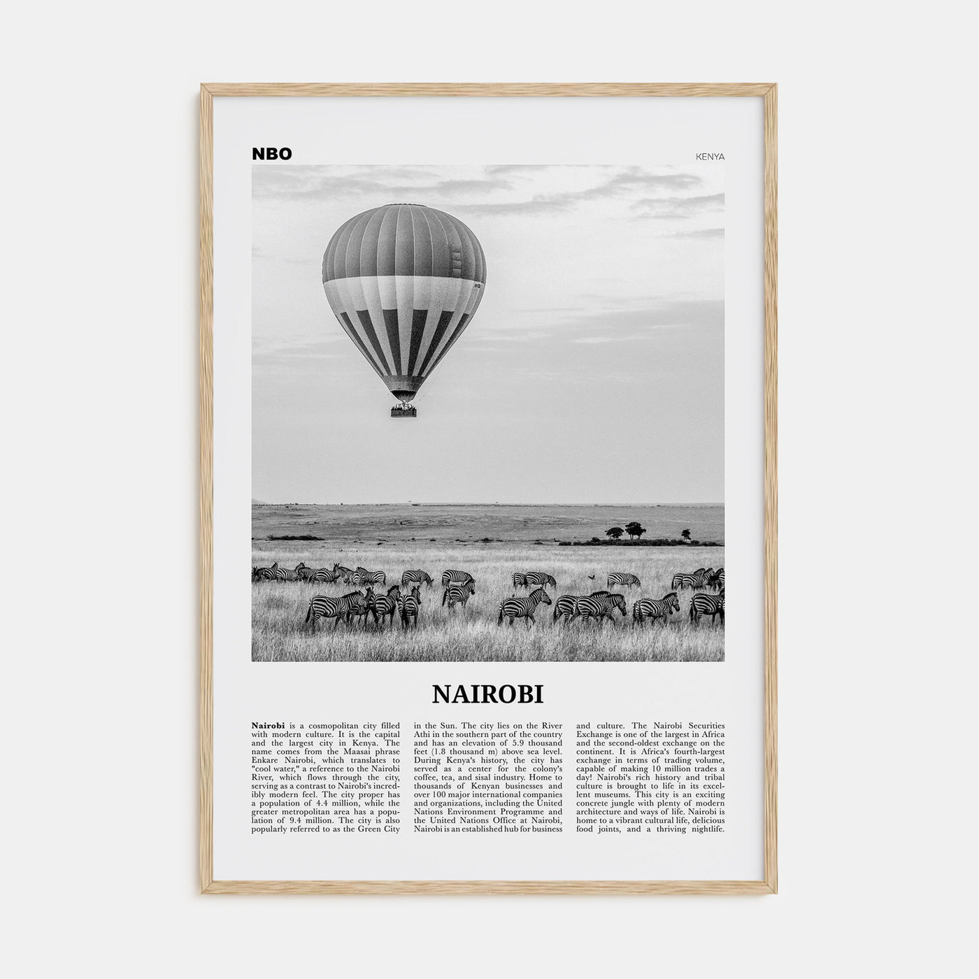 Nairobi Travel B&W No 2