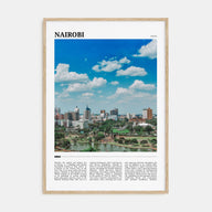 Nairobi Travel Color Poster