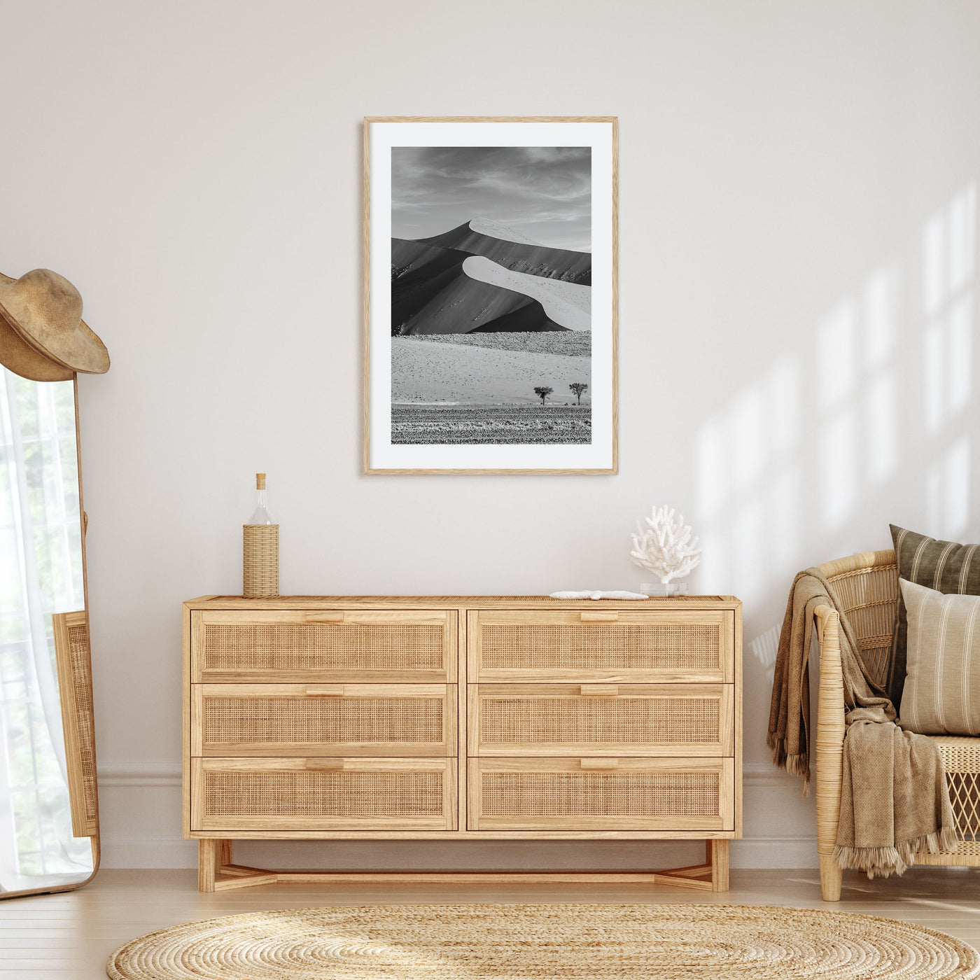 Namibia Photo B&W Poster