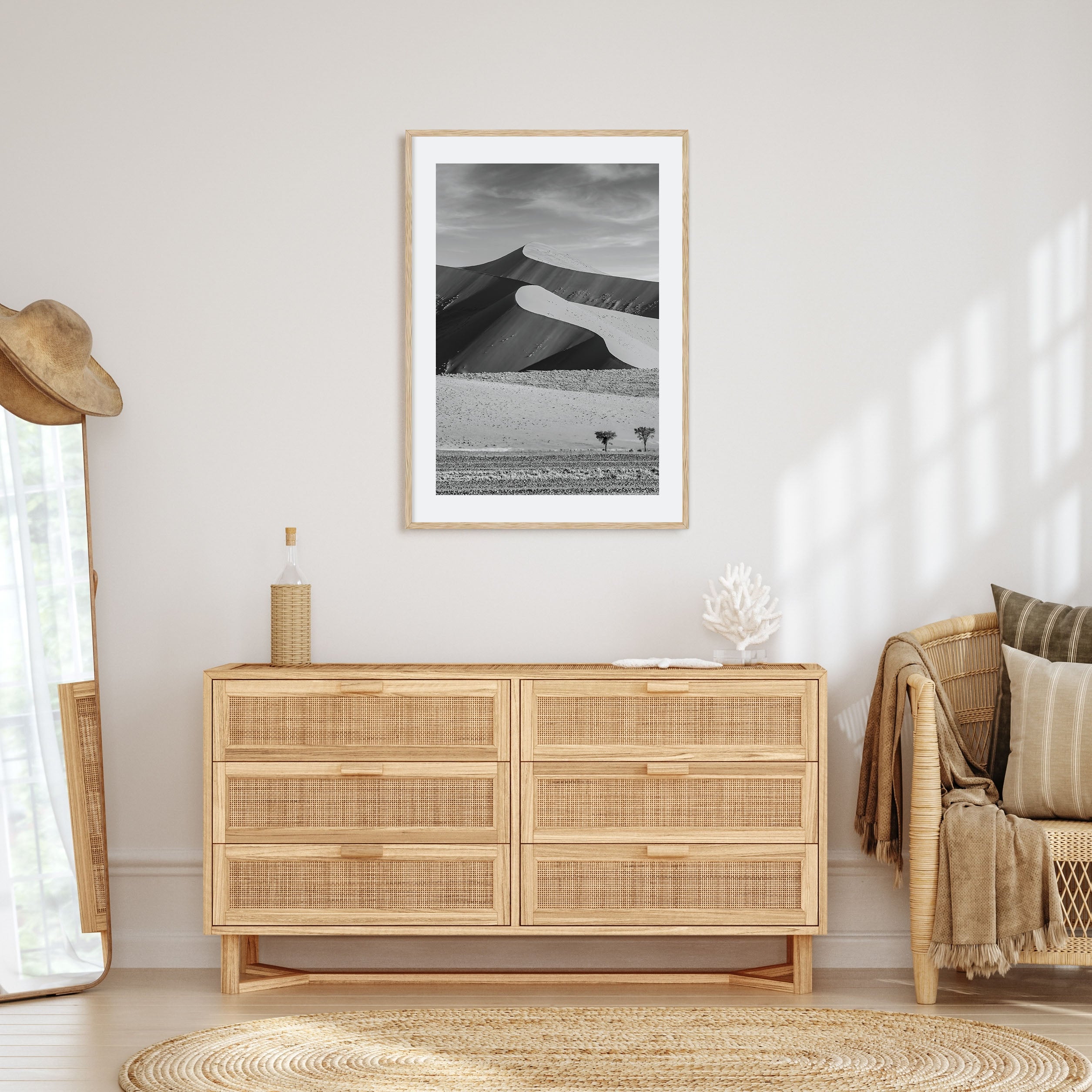 Namibia Photo B&W Poster