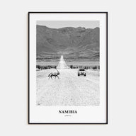 Namibia Portrait B&W Poster