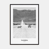 Namibia Portrait B&W Poster