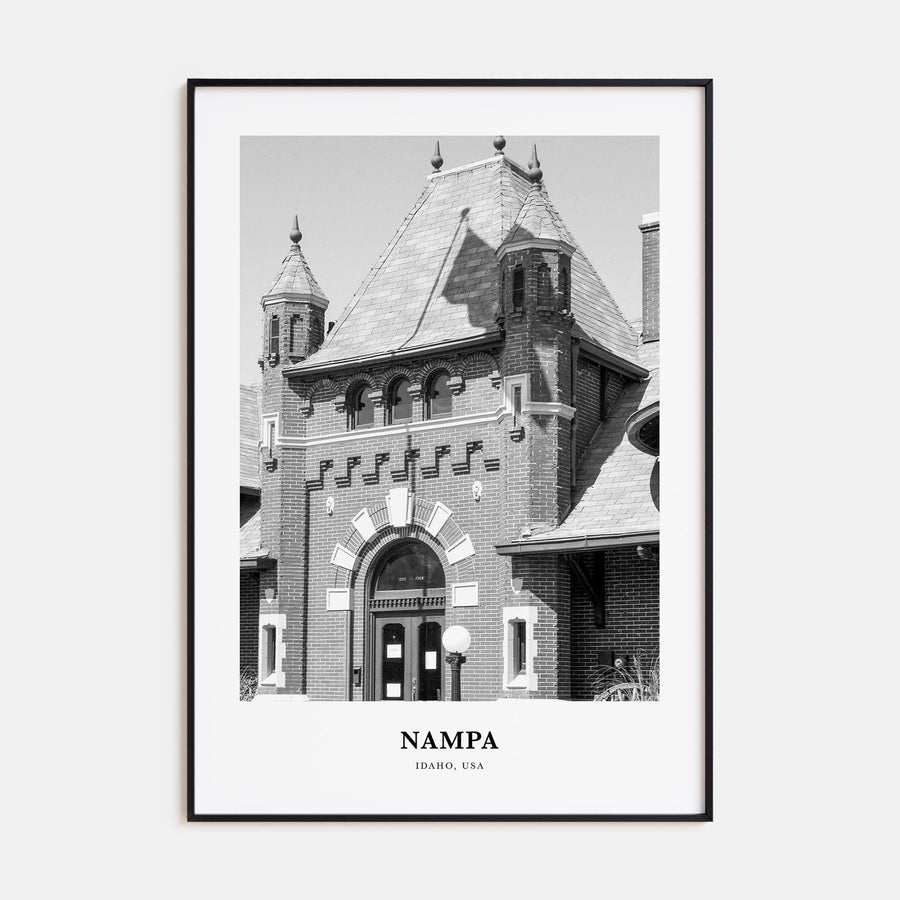 Nampa Portrait B&W Poster