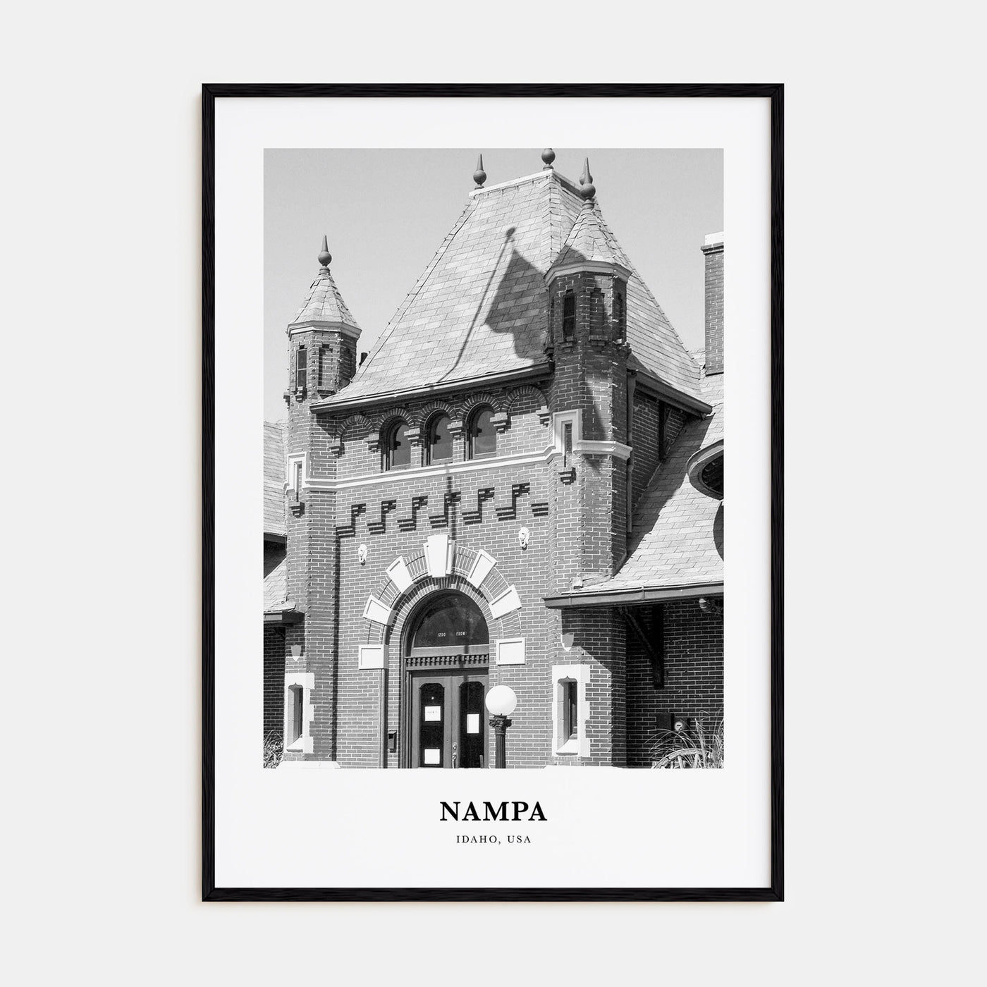 Nampa Portrait B&W Poster