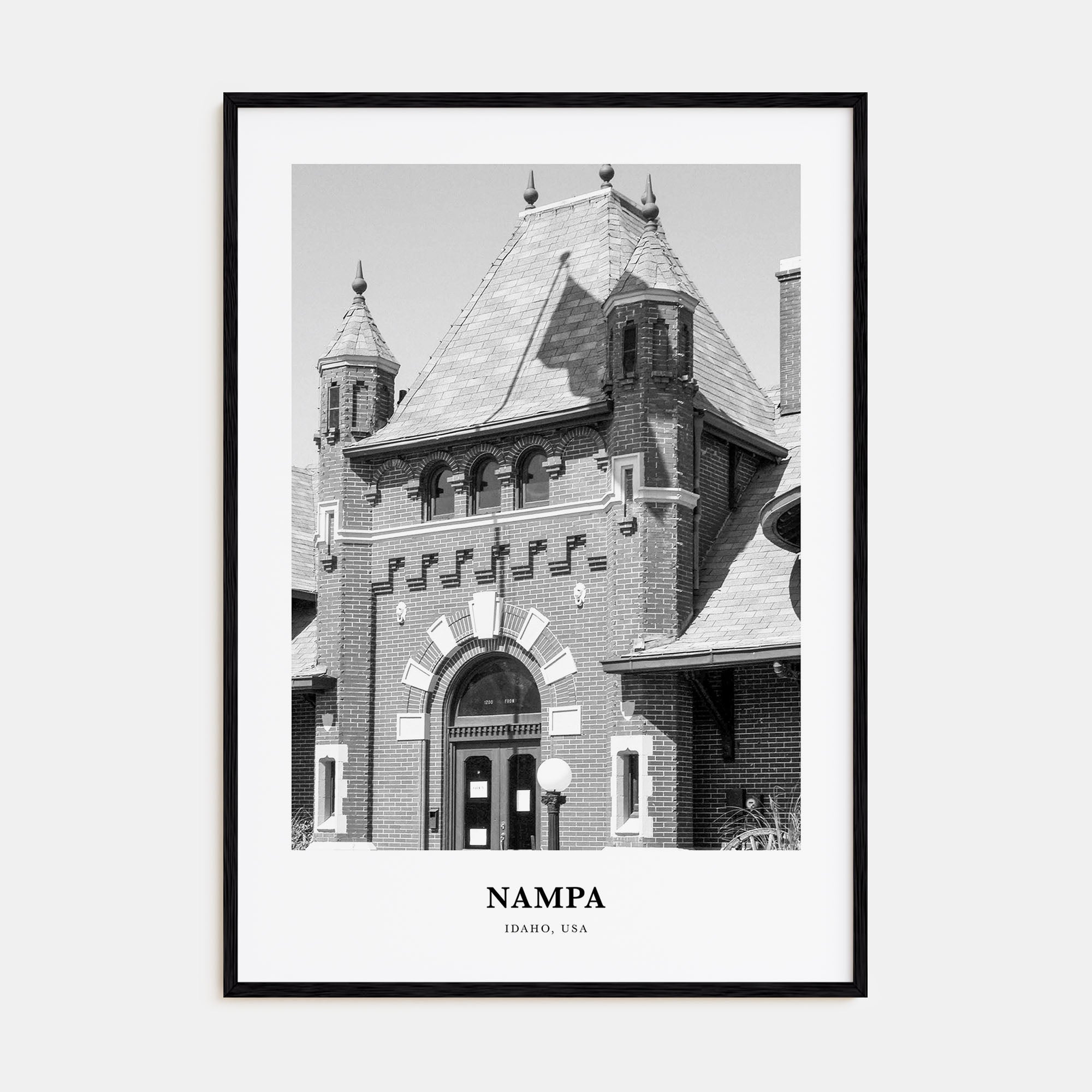 Nampa Portrait B&W Poster