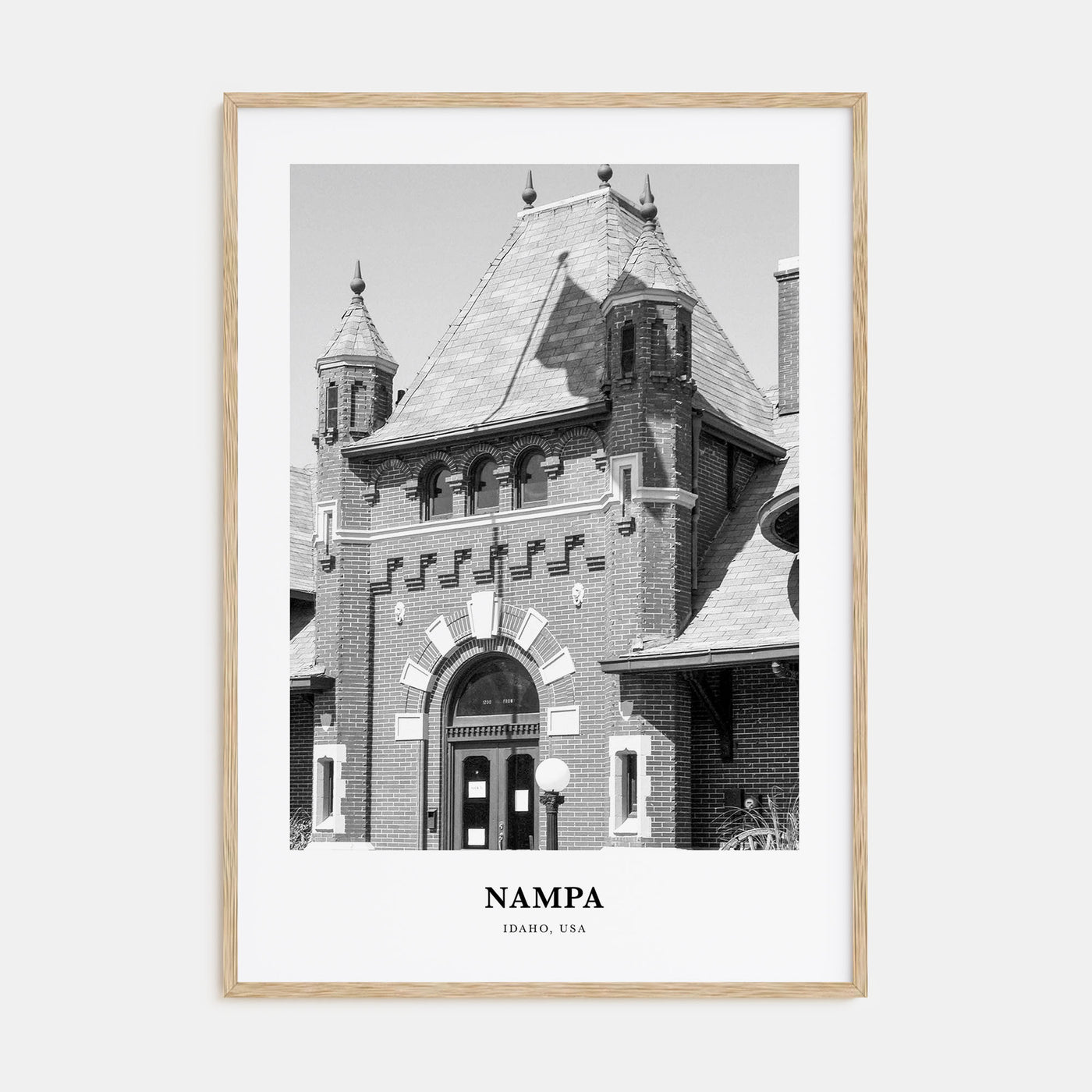 Nampa Portrait B&W Poster
