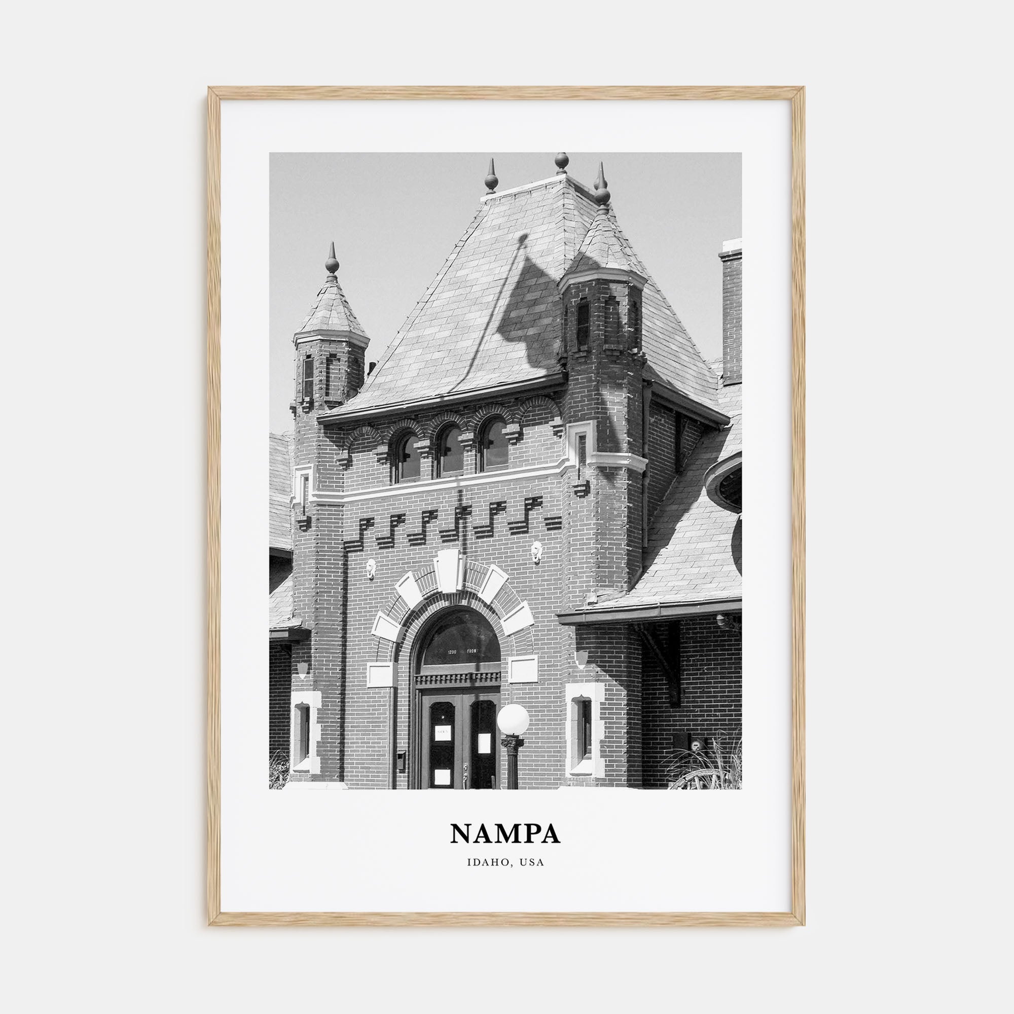 Nampa Portrait B&W Poster