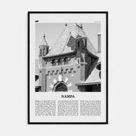 Nampa Travel B&W Poster