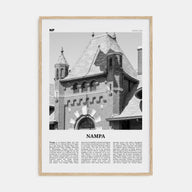 Nampa Travel B&W Poster