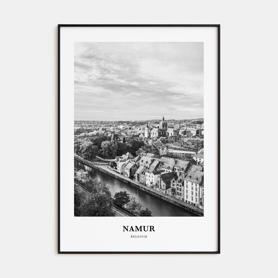 Namur Portrait B&W Poster