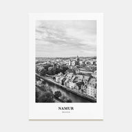 Namur Portrait B&W Poster