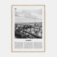 Namur Travel B&W Poster