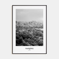 Nanjing Portrait B&W Poster