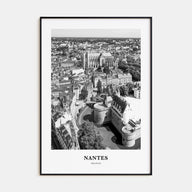 Nantes Portrait B&W Poster