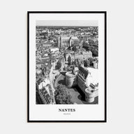 Nantes Portrait B&W Poster