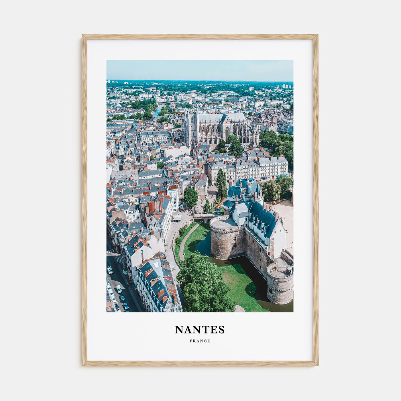Nantes Portrait Color Poster