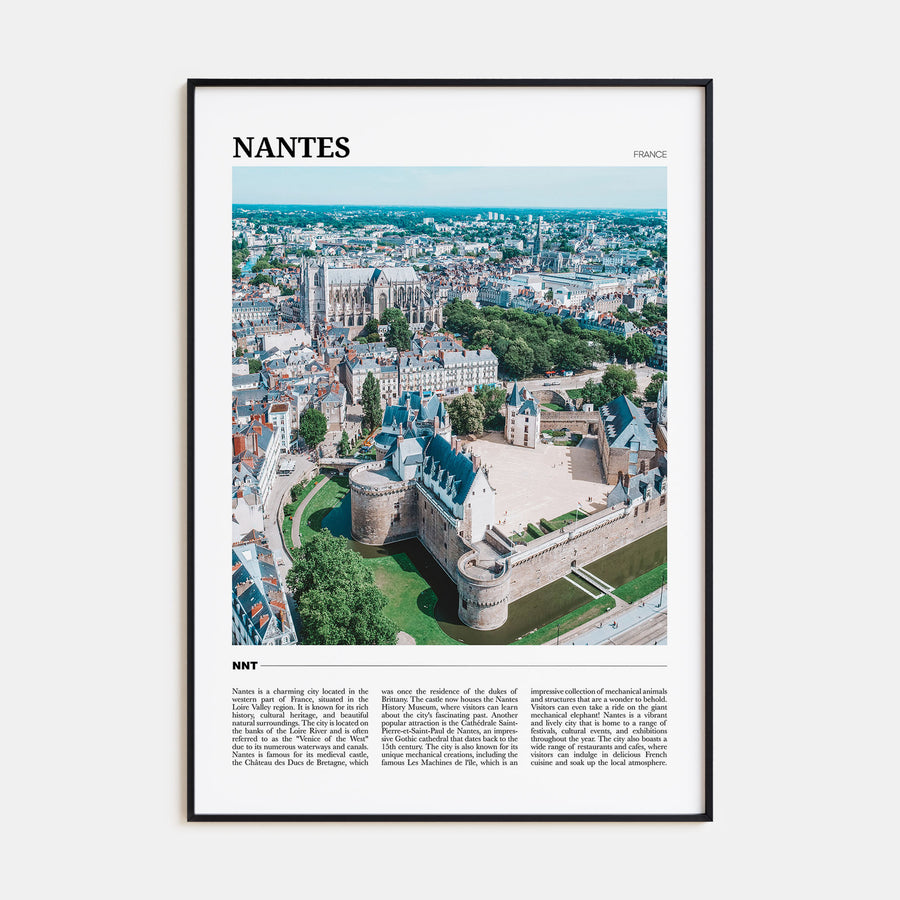 Nantes Travel Color Poster