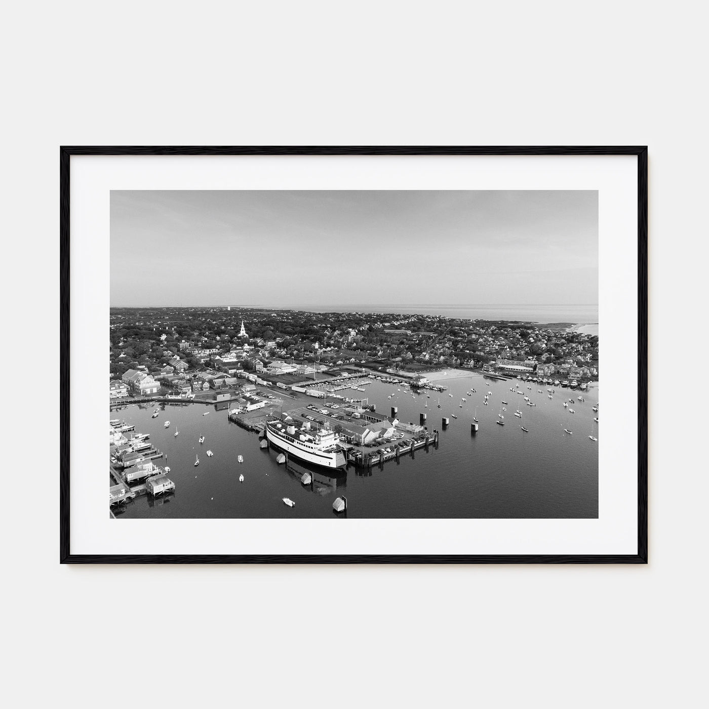 Nantucket Landscape B&W Poster