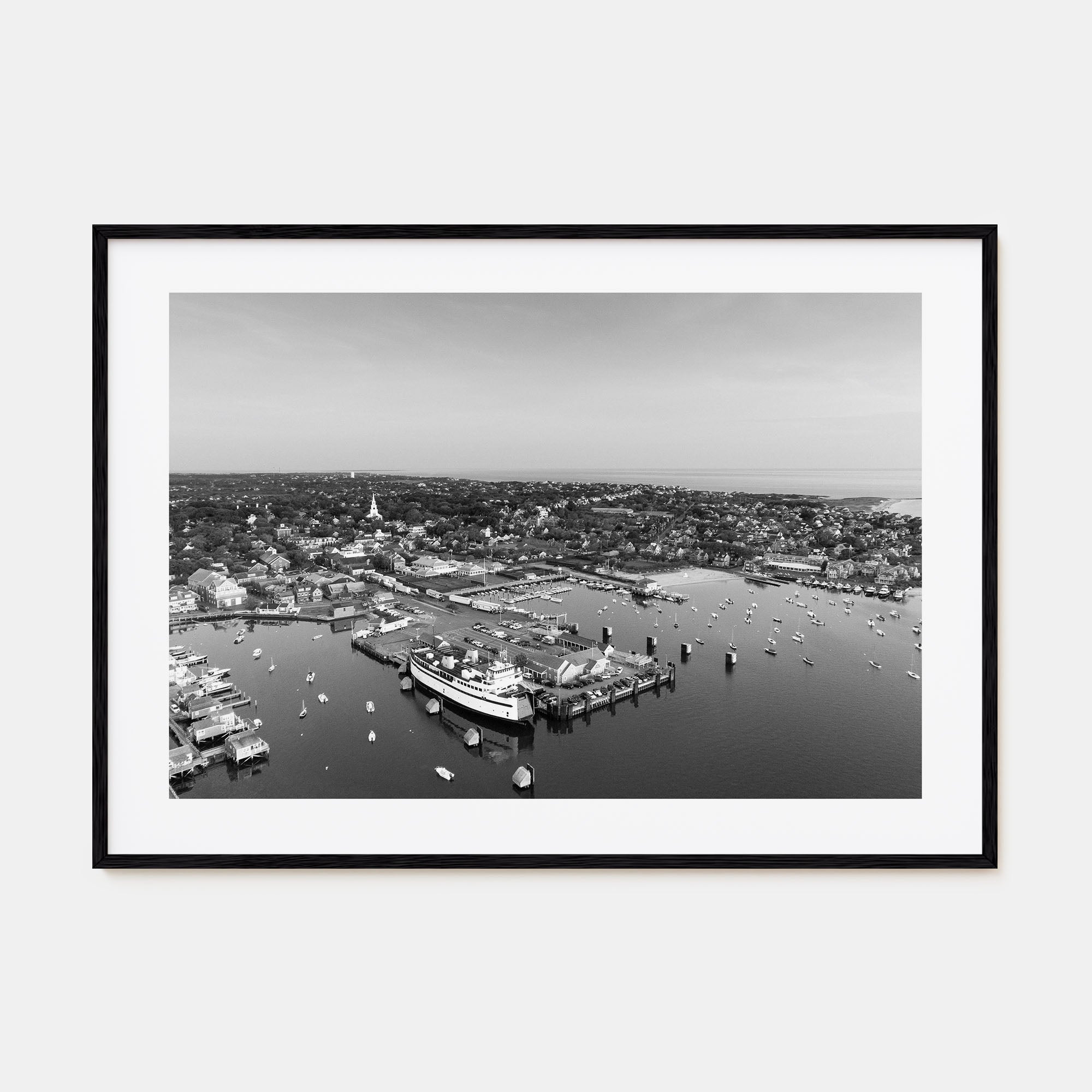 Nantucket Landscape B&W Poster