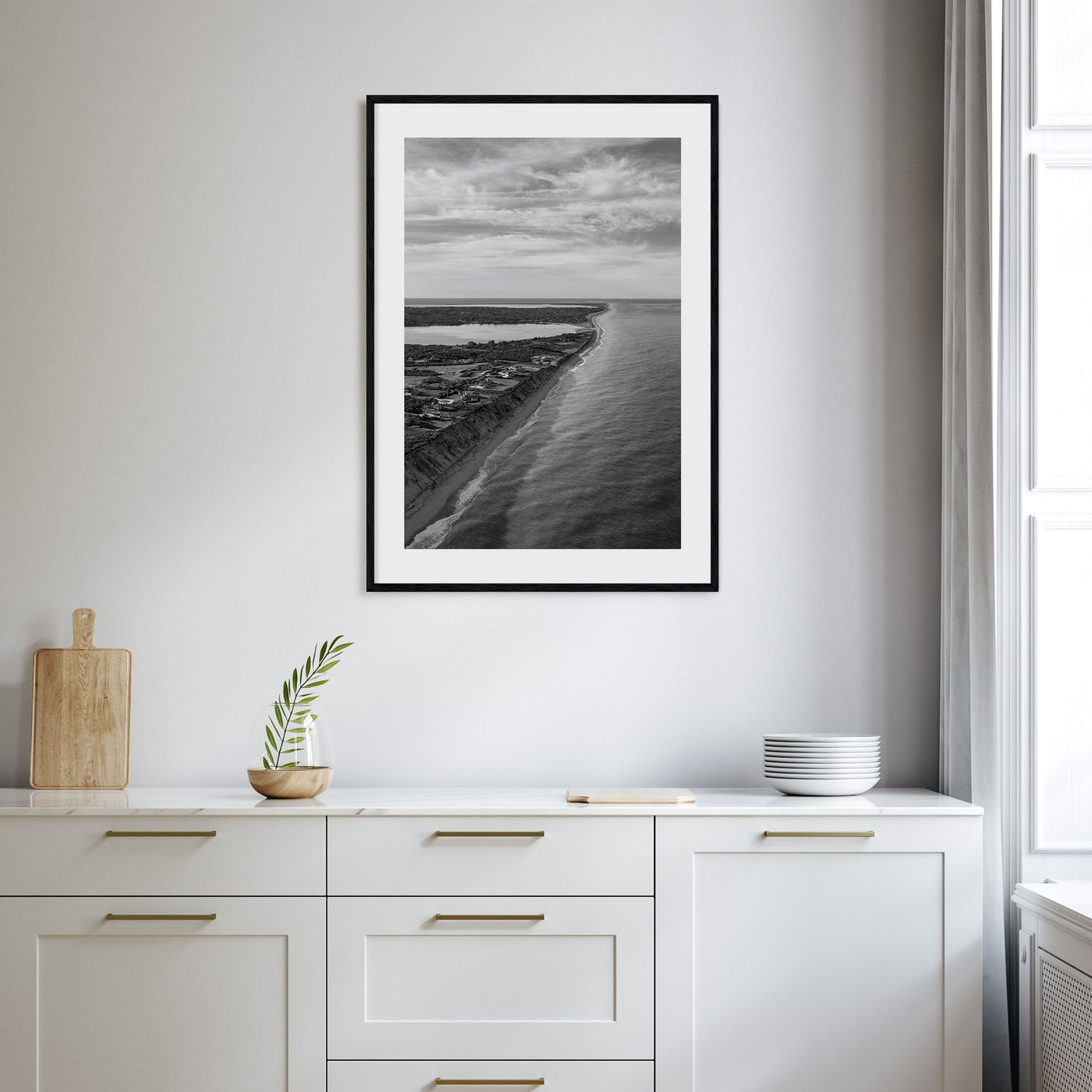Nantucket Photo B&W Poster