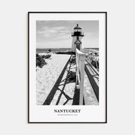 Nantucket Portrait B&W Poster