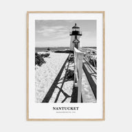 Nantucket Portrait B&W Poster